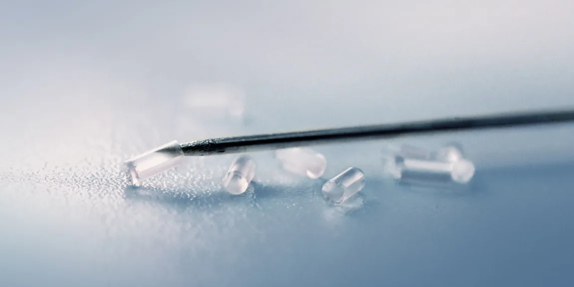 laserbewerkte 3D-microstructuur