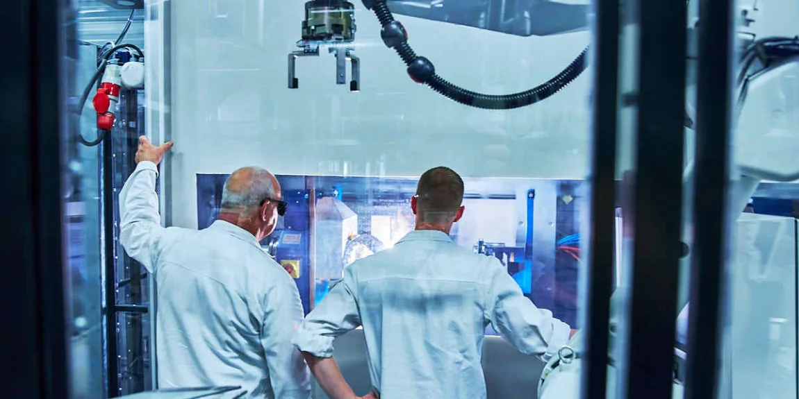 automated thermal production of glass components