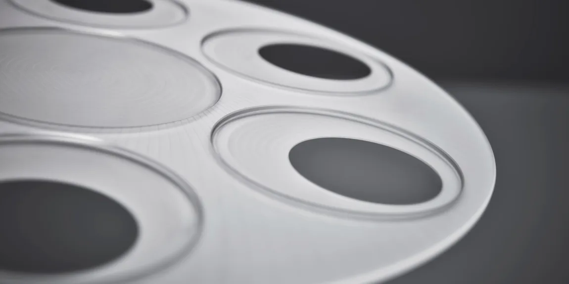 semiconductor wafer CNC machined fused silica