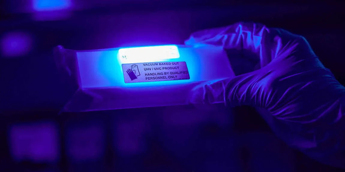 after-treatment of UHV and UCV components made of glass and ceramics