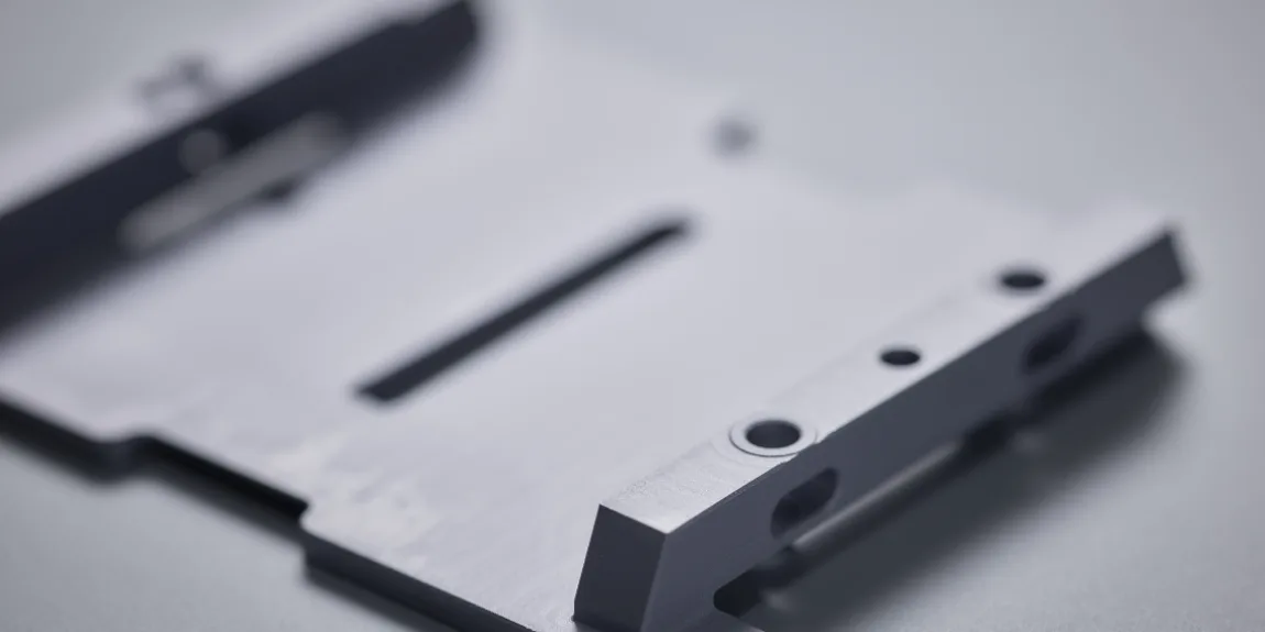 CNC machined silicon component