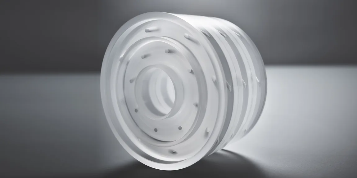 CNC machined borosilicate glass components for high tech applications