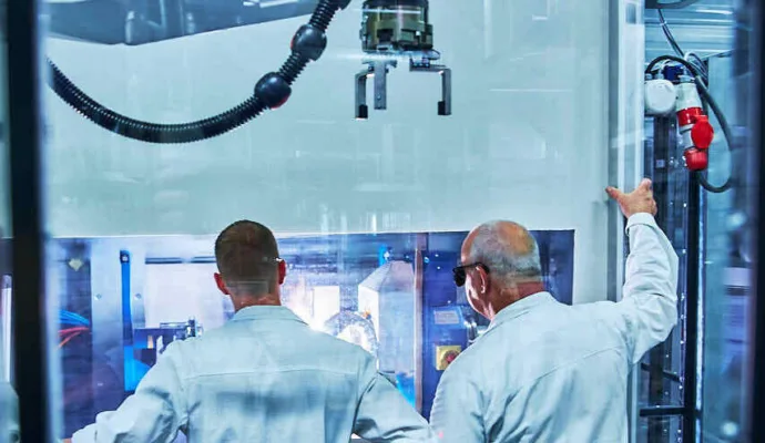 production process of technical glass and ceramic components