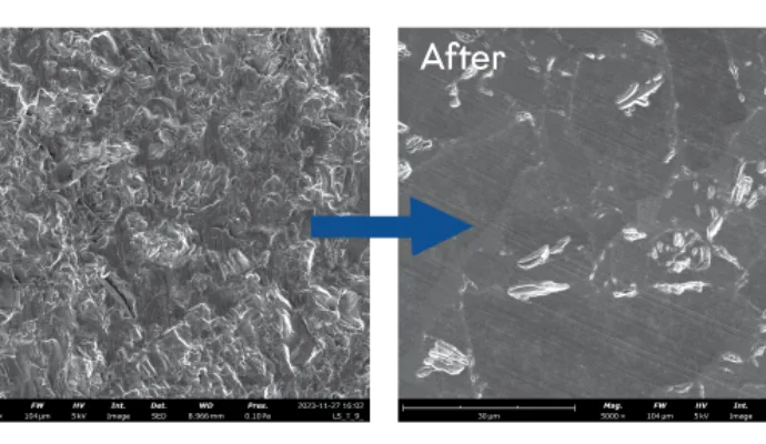 Before vs After CNC Ductile Micromachining