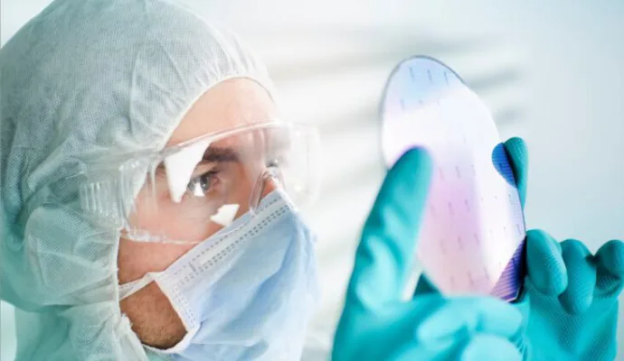 CNC machined fused silica glass wafers for semiconductors