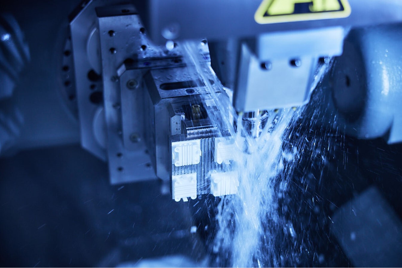 CNC machining of ceramics, macor, and technical glass components